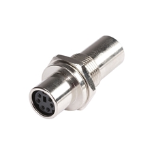 Sommer Cable HI-H6EFP01 - Разъем mini-DIN 6-pin (розетка), проходной