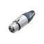 Neutrik NC3FXX-HE - Кабельный разъем XLR 3-pin (розетка), на кабель диаметром 3,5–8,0 мм, под пайку