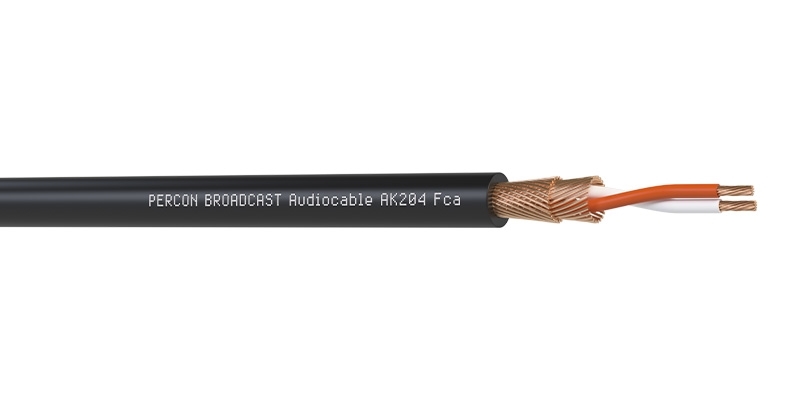 Percon AK 204 FCA - Микрофонный экранированный кабель 2х0,2 кв.мм (AWG 24)