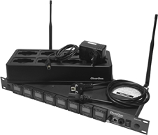 ClearOne WS-880-M610 - 8-канальная приемная станция беспроводной микрофонной системы (частоты 603-630 МГц)
