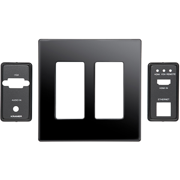 Kramer KIT-401T US PANEL SET - Лицевая панель для передатчика KIT-401T, черного цвета
