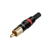 Sommer Cable HI-CM03-RED - Разъем HICON RCA (вилка) на кабель диаметром до 7,5 мм