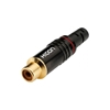Sommer Cable HI-CF06-RED - Разъем HICON RCA (розетка) на кабель диаметром до 7,0 мм