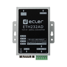 Ecler ETH232AD - Двунаправленный преобразователь Ethernet – последовательный интерфейс RS-232/422/485