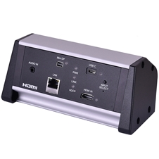 Cypress CH-2541TXM-TB - Настольный коммутатор 4К60 с автопереключением и масштабированием HDMI, DisplayPort и USB-C с аудио и передатчик HDBaseT
