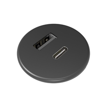 Kondator 935-PM32 - Встраиваемая зарядная станция серии Powerdot с 1xUSB-A, 2xUSB-C