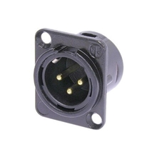 Neutrik NC3MD-L-B-1 - NC3MD-L-B-1 Панельный разъем XLR male