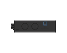 ABL 2M400203 - Розеточная станция серии UDM с 2 розетками, 1xUSB-А и 1xUSB-C, черная