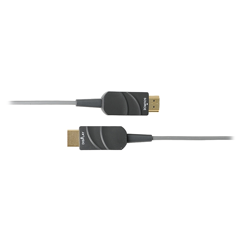 Opticis LHM2-NP-20 - Гибридный кабель HDMI 2.0 (вилка-вилка), 4K/60 (4:4:4) c 3D, малодымная оболочка, 20 м