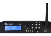 Ecler PLAYER ONE - Аудиоплеер со стереовыходом (2хRCA), Wi-Fi, Ethernet, USB, microSD, интернет-радио, DLNA и AirPlay, LCD дисплей
