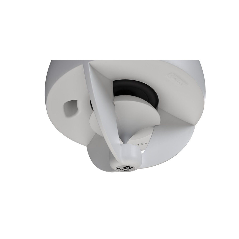 Ecler GLOBE5PDWH - Приемник системы Ecler WiSpeak, беспроводная подвесная на тросе куполообразная АС 5'', белого цвета