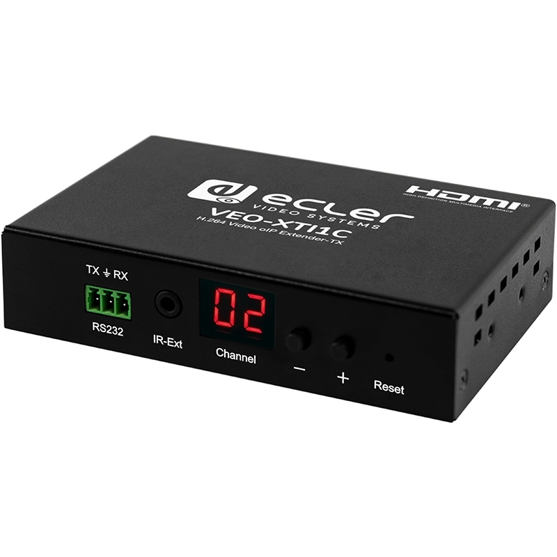 Ecler VEO-XTI1C - Передатчик сигналов HDMI 1080p60, двунаправленного ИК и RS-232 по Ethernet