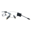 Kramer AD-RING-7 - Комплект переходников на общем кольце, включает переходники USB тип C (вилка) на HDMI (розетка) 4K/60 (4:2:0); Mini DisplayPort (вилка) на HDMI (розетка) 4K/60 (4:4:4); DisplayPort (вилка) на HDMI (розетка) 1080p