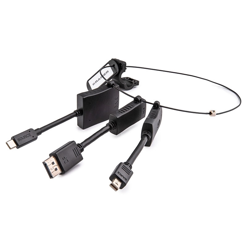 Kramer AD-RING-9 - Комплект переходников DP на HDMI, mini DisplayPort на HDMI, USB тип C на HDMI