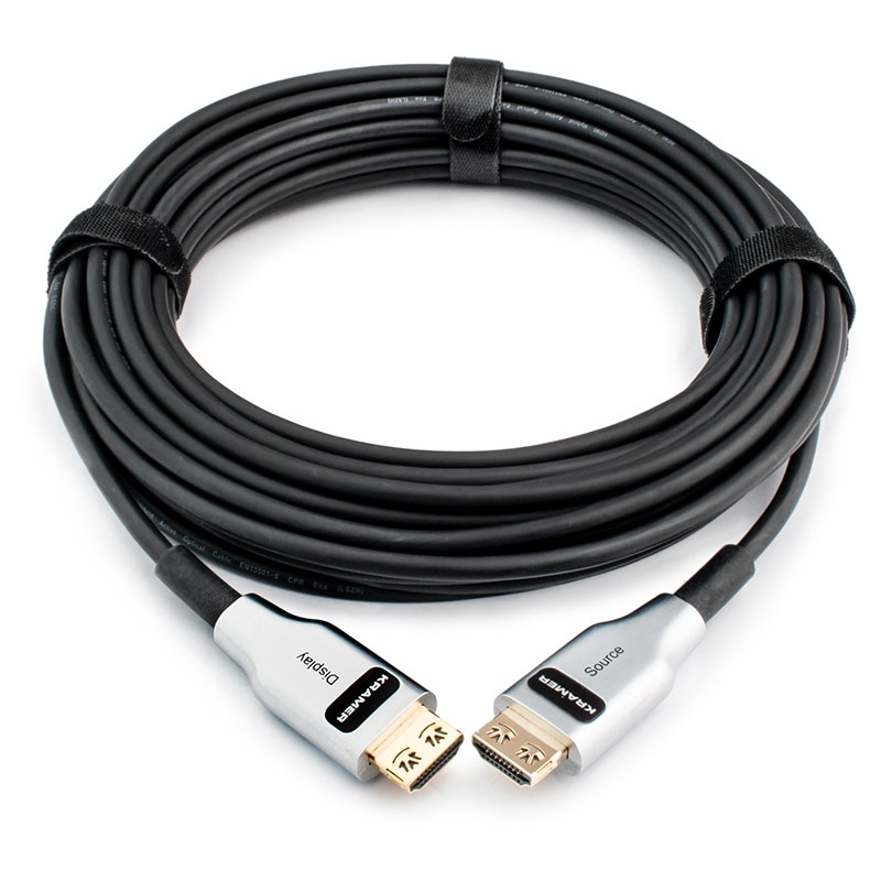 Kramer CLS-AOCH/UF-328 - Малодымный гибридный кабель (вилка-вилка) для передачи HDMI 8K/60 (4:2:0), 100 м