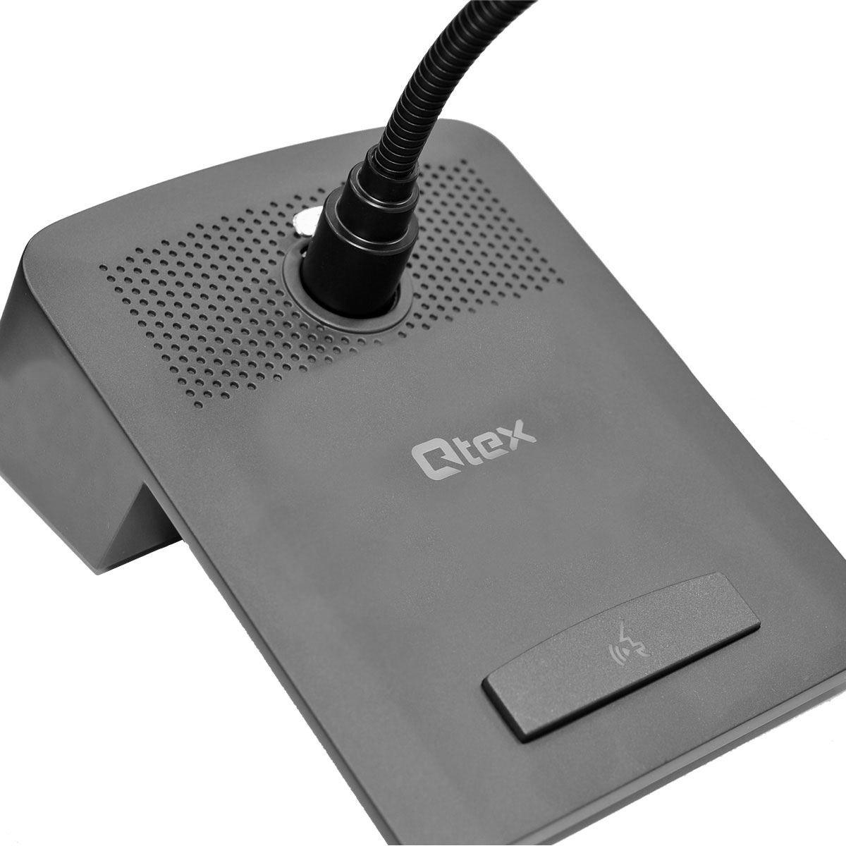 Qtex QAS DA RMD100 - Настольный микрофон типа «гусиная шея» с Dante