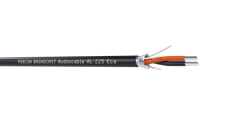 Акустический экранированный кабель 2х2,5 кв.мм (AWG 14) с изоляцией из полимера, версия ECA