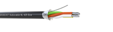 Акустический экранированный кабель 4х2,5 кв.мм (AWG 14) с изоляцией из полимера, версия ECA