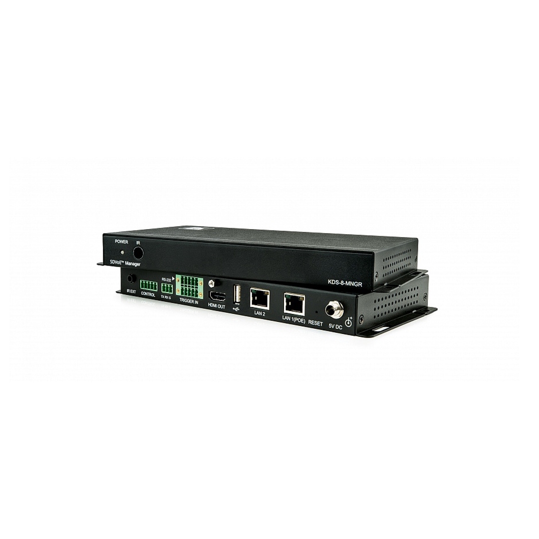 KDS-8-MNGR - Контроллер для управления приборами KDS-8, поддержка 4K/60 (4:4:4), PoE, SDVoE
