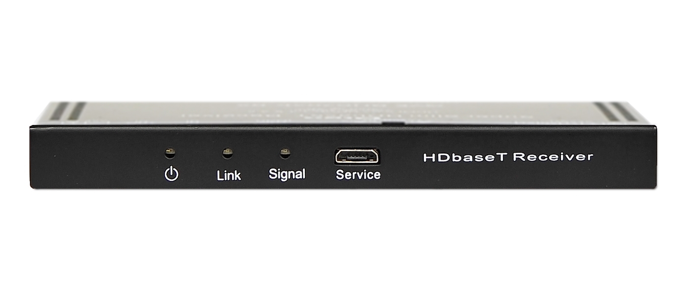 Qtex QVE BHB704K-RX - Приемник сигналов HDMI, RS-232 и ИК по HDBaseT Lite, вид спереди