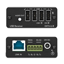 Kramer EXT3-U-KIT - Комплект передатчика и приемника сигналов аудио, USB 2.0 и RS-232 по витой паре с поддержкой PoC