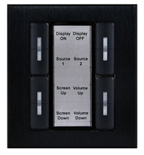 Cypress CDPW-K3EUK - Панель управления с 8 кнопками (128 команд), Ethernet 100/1000BaseT (RJ45), исполнение для Европы, черная