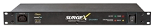 SurgeX SX-1216-RTi - Распределитель питания на 10 выходов, 220–240 В, 16 А, монтаж в стойку, удаленное управление, вилка CEE 7/7
