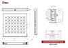 Qtex QER-1U-BOX - Рэковый выдвижной ящик с замком высотой 1U и глубиной 436 мм, нагрузка до 10 кг