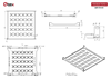 Qtex QER-S1U4D - Рэковая полка 1U перфорированная, нагрузка до 30 кг