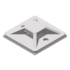 Procab ACM130/W - Крепления для кабельных стяжек, 30х30, цвет белый, упаковка 100 шт.