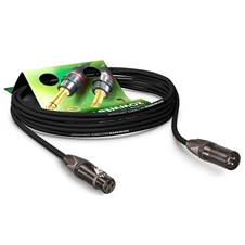 Sommer Cable B20Q-2000-SW - Соединительный кабель Binary 234 AES/EBU, с разъемами XLR 3 pin (вилка-розетка), черный, 20 м