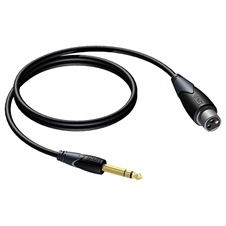 Procab CLA723/1.5 - Аудиокабель XLR 3-pin (розетка) – Jack 6,3 мм стерео (вилка)